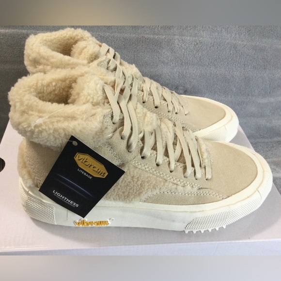 Brandblack Capo Faux Shearling Ankle Sneaker Size 6 - Picture 6 of 13